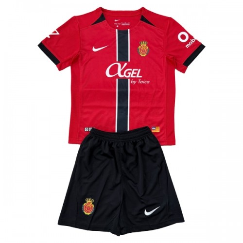 Divisa RCD Mallorca Primo 2025-26 Maniche Corte - Bambino Divisa RCD Mallorca Primo 2025-26 Maniche Corte - Bambino