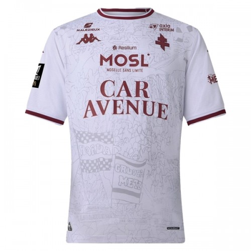 Maglia FC Metz Secondo 2025-26 Maniche Corte - Uomo Maglia FC Metz Secondo 2025-26 Maniche Corte - Uomo