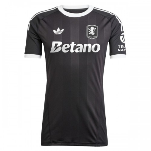 Maglia Portiere Aston Villa 2025-26 Maniche Corte Nera - Uomo Maglia Portiere Aston Villa 2025-26 Maniche Corte Nera - Uomo
