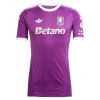 Maglia Portiere Aston Villa 2025-26 Maniche Corte Viola - Uomo