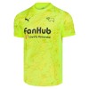 Maglia Portiere Derby County 2025-26 Maniche Corte Gialla - Uomo