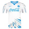 Maglia SSC Napoli Pre-Match 2025-26 Maniche Corte Bianca - Uomo