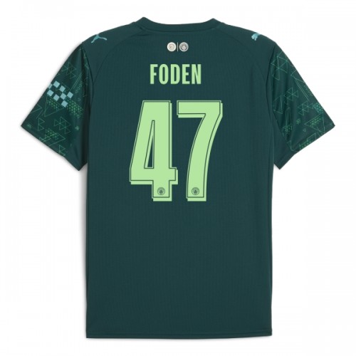 Maglia Manchester City Foden 47 Quarto EA Sport 2025-26 Maniche Corte - Uomo Maglia Manchester City Foden 47 Quarto EA Sport 2025-26 Maniche Corte - Uomo
