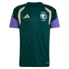 Arabia Saudita Maglia da Allenamento Mondiali 2026 Maniche Corte Verde - Bambino