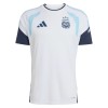 Argentina Maglia da Allenamento Mondiali 2026 Maniche Corte Bianca - Bambino