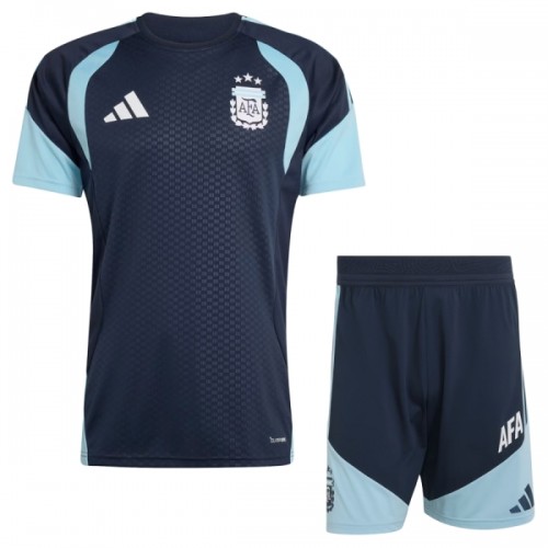 Argentina Maglia da Allenamento Mondiali 2026 Maniche Corte Navy - Bambino Argentina Maglia da Allenamento Mondiali 2026 Maniche Corte Navy - Bambino