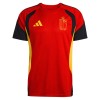 Belgio Maglia da Allenamento Mondiali 2026 Maniche Corte Rossa - Uomo