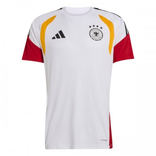 Germania Maglia da Allenamento Mondiali 2026 Maniche Corte Bianca - Uomo Germania Maglia da Allenamento Mondiali 2026 Maniche Corte Bianca - Uomo