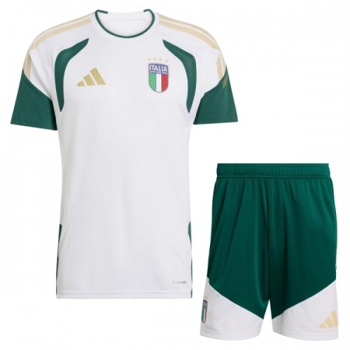Italia Maglia da Allenamento Mondiali 2026 Maniche Corte Bianca - Bambino Italia Maglia da Allenamento Mondiali 2026 Maniche Corte Bianca - Bambino