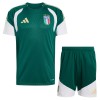 Italia Maglia da Allenamento Mondiali 2026 Maniche Corte Verde - Bambino Italia Maglia da Allenamento Mondiali 2026 Maniche Corte Verde - Bambino