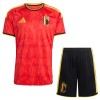Divisa Belgio Primo Mondiali 2026 Maniche Corte - Bambino Divisa Belgio Primo Mondiali 2026 Maniche Corte - Bambino