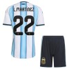 Divisa Argentina Lautaro Martinez 22 Primo Mondiali 2026 Maniche Corte - Bambino