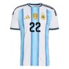 Divisa Argentina Lautaro Martinez 22 Primo Mondiali 2026 Maniche Corte - Bambino