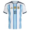 Maglia Argentina Di Maria 11 Primo Mondiali 2026 Maniche Corte - Uomo