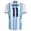 Maglia Argentina Di Maria 11 Primo Mondiali 2026 Maniche Corte - Uomo