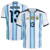Maglia Argentina Romero 13 Primo Mondiali 2026 Maniche Corte - Uomo