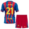 Divisa Barcellona F. De Jong 21 Quarto 2025-26 Maniche Corte - Bambino Divisa Barcellona F. De Jong 21 Quarto 2025-26 Maniche Corte - Bambino