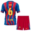 Divisa Barcellona Gavi 6 Quarto 2025-26 Maniche Corte - Bambino Divisa Barcellona Gavi 6 Quarto 2025-26 Maniche Corte - Bambino