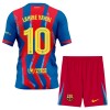Divisa Barcellona Lamine Yamal 10 Quarto 2025-26 Maniche Corte - Bambino