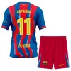 Divisa Barcellona Raphinha 11 Quarto 2025-26 Maniche Corte - Bambino Divisa Barcellona Raphinha 11 Quarto 2025-26 Maniche Corte - Bambino