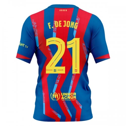 Maglia Barcellona F. De Jong 21 Quarto 2025-26 Maniche Corte - Uomo Maglia Barcellona F. De Jong 21 Quarto 2025-26 Maniche Corte - Uomo