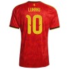 Divisa Belgio Lukaku 10 Primo Mondiali 2026 Maniche Corte - Bambino