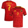 Maglia Belgio De Bruyne 7 Primo Mondiali 2026 Maniche Corte - Uomo