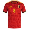 Maglia Belgio Tielemans 8 Primo Mondiali 2026 Maniche Corte - Uomo