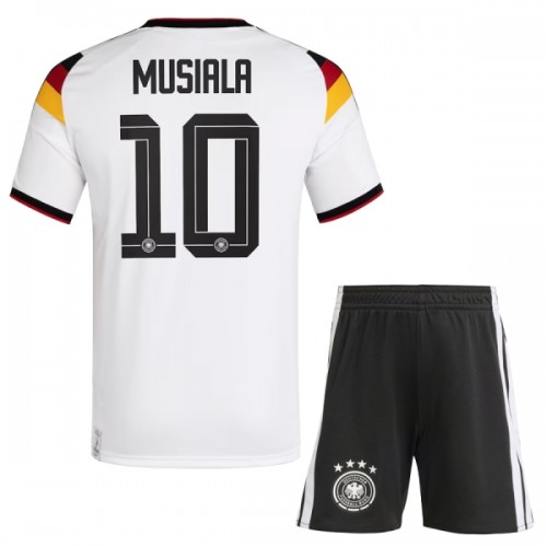 Divisa Germania Musiala 10 Primo Mondiali 2026 Maniche Corte - Bambino Divisa Germania Musiala 10 Primo Mondiali 2026 Maniche Corte - Bambino