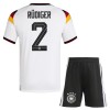 Divisa Germania Rudiger 2 Primo Mondiali 2026 Maniche Corte - Bambino