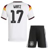 Divisa Germania Wirtz 17 Primo Mondiali 2026 Maniche Corte - Bambino Divisa Germania Wirtz 17 Primo Mondiali 2026 Maniche Corte - Bambino