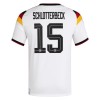 Maglia Germania N. Schlotterbeck 15 Primo Mondiali 2026 Maniche Corte - Uomo