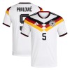 Maglia Germania Pavlovic 5 Primo Mondiali 2026 Maniche Corte - Uomo Maglia Germania Pavlovic 5 Primo Mondiali 2026 Maniche Corte - Uomo