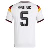 Maglia Germania Pavlovic 5 Primo Mondiali 2026 Maniche Corte - Uomo