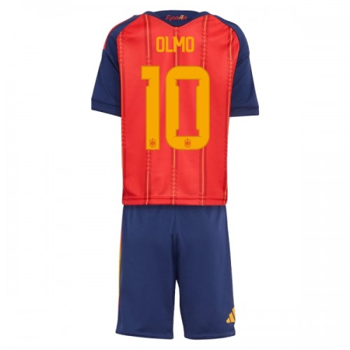 Divisa Spagna Olmo 10 Primo Mondiali 2026 Maniche Corte - Bambino Divisa Spagna Olmo 10 Primo Mondiali 2026 Maniche Corte - Bambino