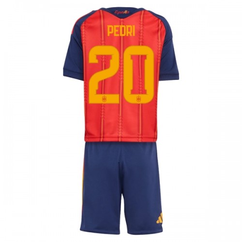 Divisa Spagna Pedri 20 Primo Mondiali 2026 Maniche Corte - Bambino Divisa Spagna Pedri 20 Primo Mondiali 2026 Maniche Corte - Bambino