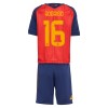 Divisa Spagna Rodrigo 16 Primo Mondiali 2026 Maniche Corte - Bambino Divisa Spagna Rodrigo 16 Primo Mondiali 2026 Maniche Corte - Bambino