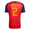 Maglia Spagna Carvajal 2 Primo Mondiali 2026 Maniche Corte - Uomo
