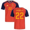 Maglia Spagna Cucurella 22 Primo Mondiali 2026 Maniche Corte - Uomo