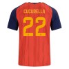 Maglia Spagna Cucurella 22 Primo Mondiali 2026 Maniche Corte - Uomo