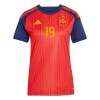 Maglia Spagna Lamine Yamal 19 Primo Mondiali 2026 Maniche Corte - Donna