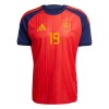 Maglia Spagna Lamine Yamal 19 Primo Mondiali 2026 Maniche Corte - Uomo