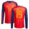 Maglia Spagna Lamine Yamal 19 Primo Mondiali 2026 Maniche Lunghe - Uomo Maglia Spagna Lamine Yamal 19 Primo Mondiali 2026 Maniche Lunghe - Uomo