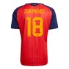 Maglia Spagna ZUBIMENDI 18 Primo Mondiali 2026 Maniche Corte - Uomo