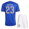 Divisa Italia Bastoni 23 Primo Mondiali 2026 Maniche Corte - Bambino