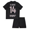 Divisa Paris Saint Germain D. Doue 14 Quarto Jordan 2025-26 Maniche Corte - Bambino Divisa Paris Saint Germain D. Doue 14 Quarto Jordan 2025-26 Maniche Corte - Bambino