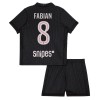 Divisa Paris Saint Germain Fabian 8 Quarto Jordan 2025-26 Maniche Corte - Bambino Divisa Paris Saint Germain Fabian 8 Quarto Jordan 2025-26 Maniche Corte - Bambino