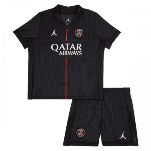 Divisa Paris Saint Germain Quarto Jordan 2025-26 Maniche Corte - Bambino Divisa Paris Saint Germain Quarto Jordan 2025-26 Maniche Corte - Bambino