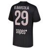 Maglia Paris Saint Germain B. Barcola 29 Quarto Jordan 2025-26 Maniche Corte - Uomo