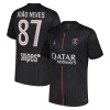 Maglia Paris Saint Germain Joao Neves 87 Quarto Jordan 2025-26 Maniche Corte - Uomo